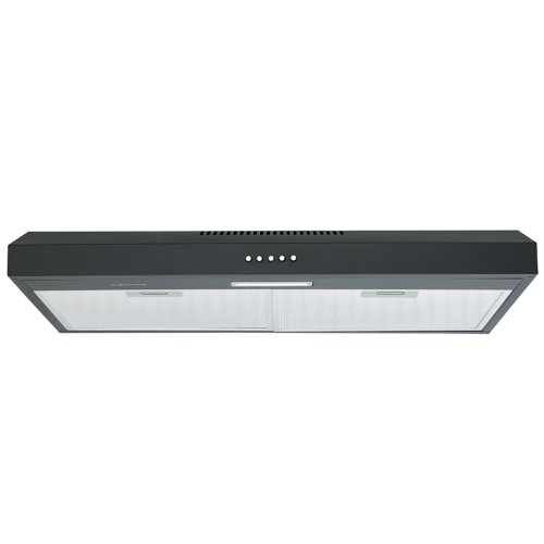 Ancona 30" 110 CFM Convertible Under Range Hood in Matte Black